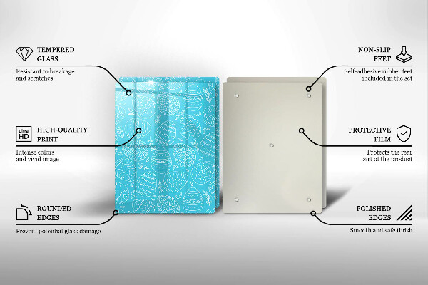 Tampa de parede do fogão a gás Tema de Páscoa