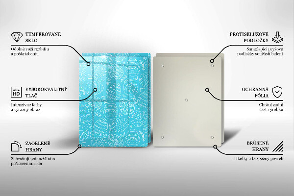 Tampa de parede do fogão a gás Tema de Páscoa