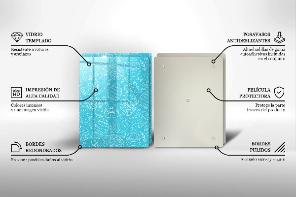 Tampa de parede do fogão a gás Tema de Páscoa