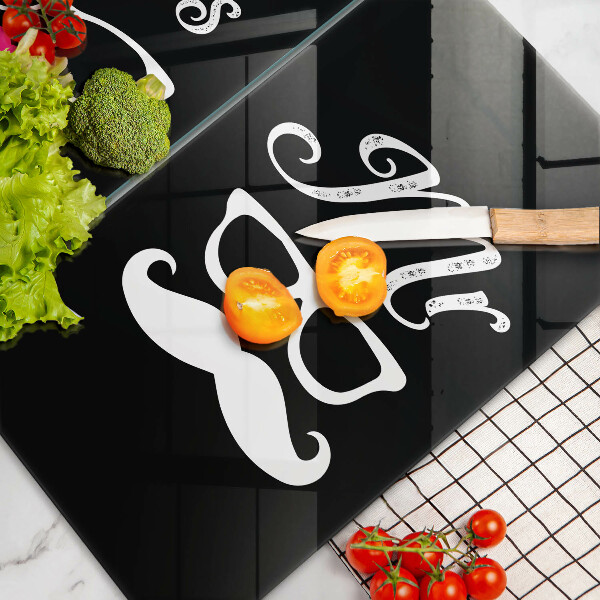 Tampa de parede para fogão a gás Mrs. Mr. - Inscrição, frase