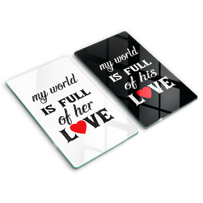 Tampa de parede do fogão a gás Inscrição, frase