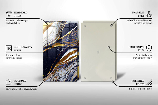 Tampa de parede do fogão a gás Abstração colorida