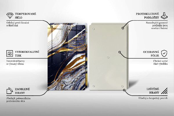 Tampa de parede do fogão a gás Abstração colorida