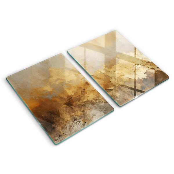 Tampa de parede do fogão a gás Textura rica