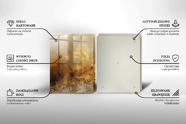 Tampa de parede do fogão a gás Textura rica