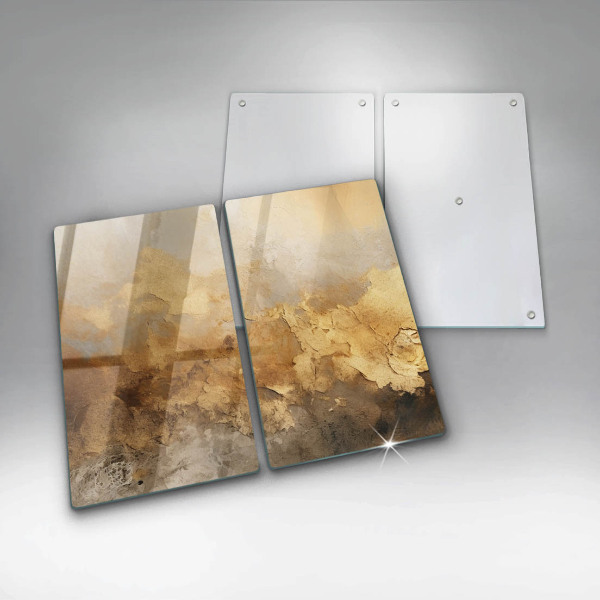 Tampa de parede do fogão a gás Textura rica