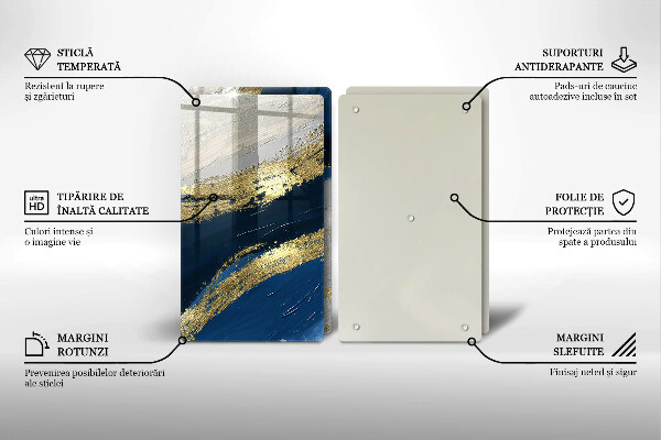 Exaustor a gás Textura com ouro