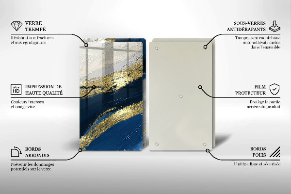 Exaustor a gás Textura com ouro