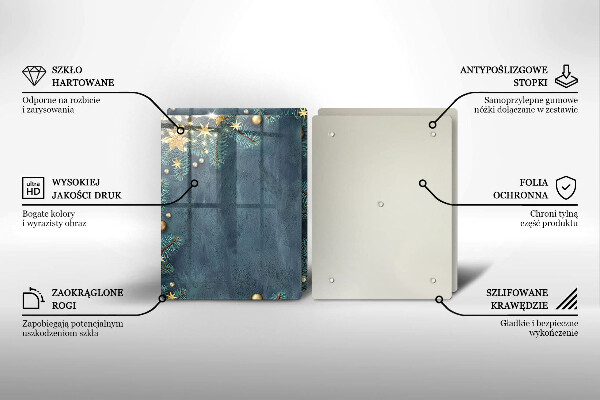 Painel de proteção para cozinhas Decorações natalinas