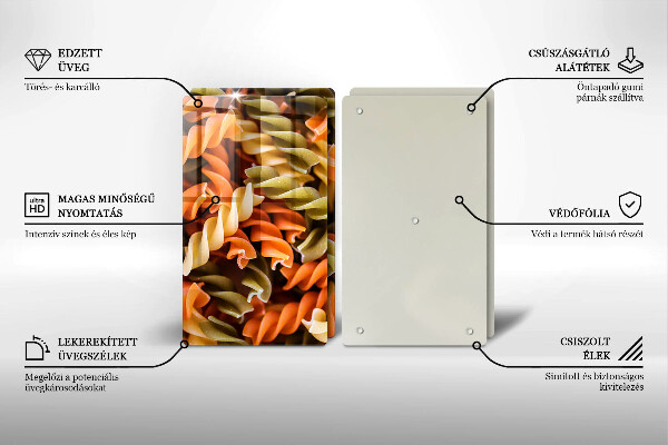 Painel de segurança para cozinhas Macarrão fusilli
