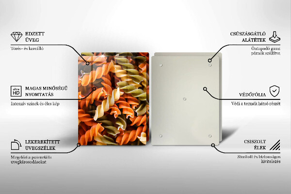 Painel de segurança para cozinhas Macarrão fusilli