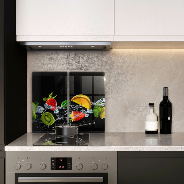 Cobertura da parede da cozinha Frutas na água