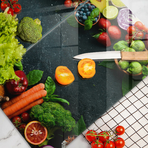 Cobertura da parede da cozinha Legumes frescos