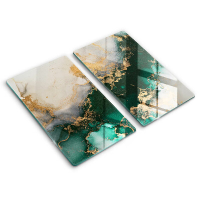 Tampa de parede do fogão a gás Mármore multicolorido