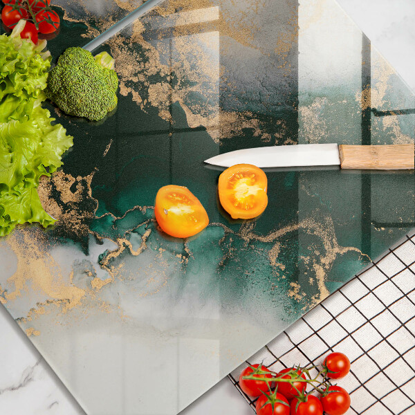 Tampa de parede do fogão a gás Mármore multicolorido