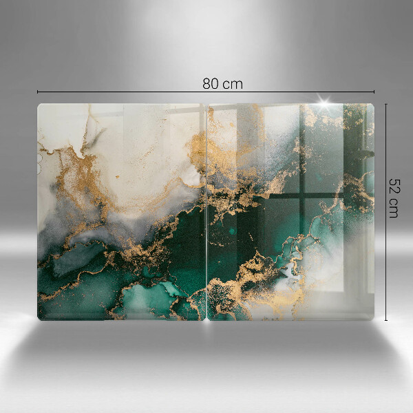 Tampa de parede do fogão a gás Mármore multicolorido