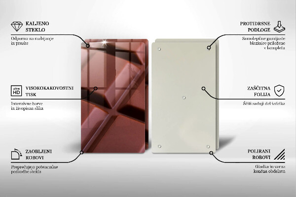 Tampa de parede do fogão a gás Cubos de chocolate