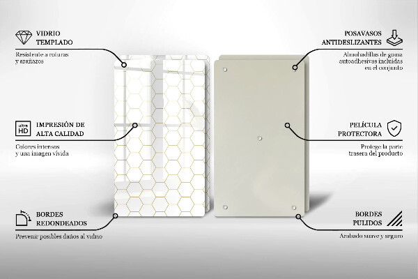 Tampa de parede do fogão a gás Padrões abstratos