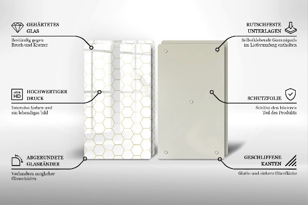 Tampa de parede do fogão a gás Padrões abstratos