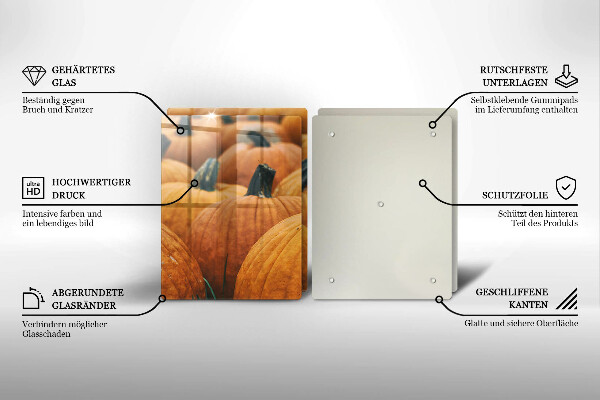 Tampa de parede do fogão a gás Abóboras