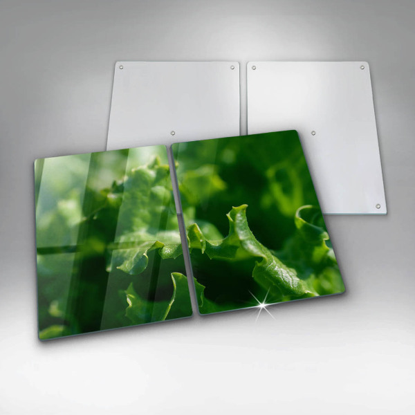 Tampa de parede do fogão a gás Folhas de alface