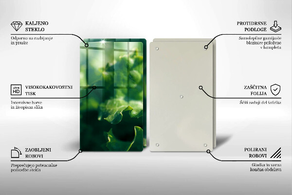 Tampa de parede do fogão a gás Folhas de alface