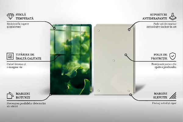 Tampa de parede do fogão a gás Folhas de alface