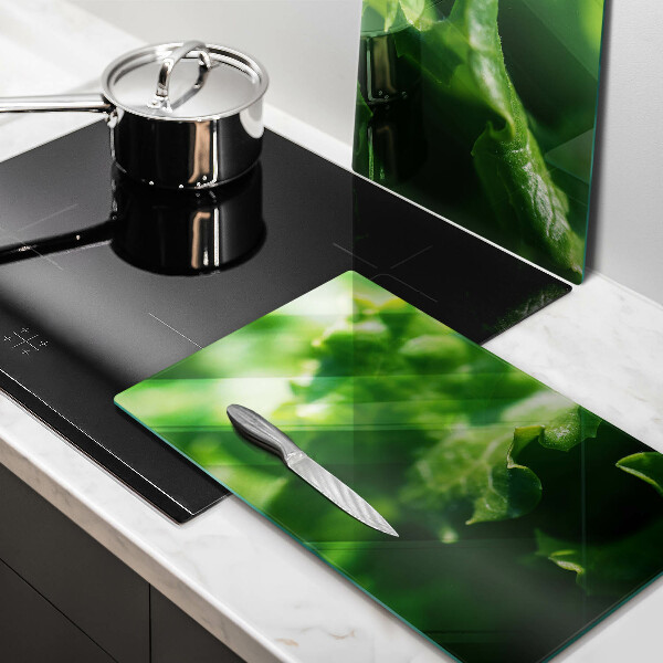 Tampa de parede do fogão a gás Folhas de alface