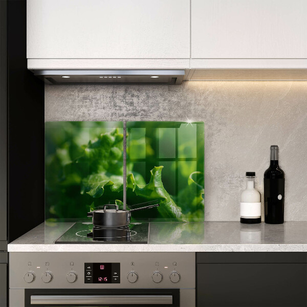 Tampa de parede do fogão a gás Folhas de alface