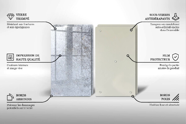 Tampa da placa de indução Abstração