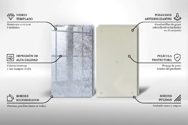 Tampa da placa de indução Abstração