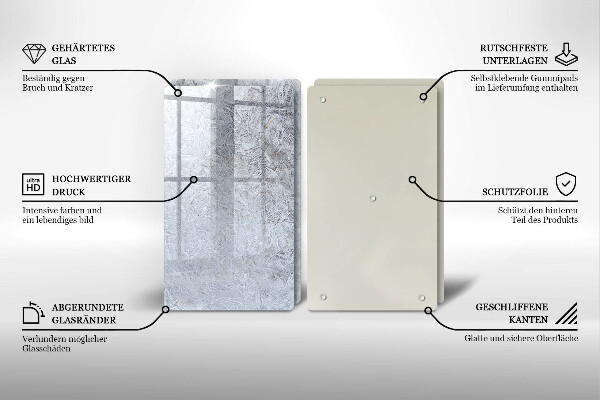 Tampa da placa de indução Abstração