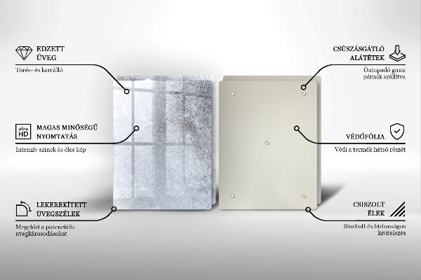 Tampa da placa de indução Abstração