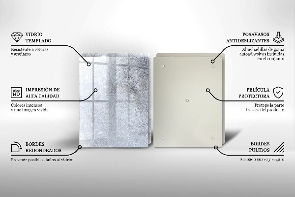 Tampa da placa de indução Abstração