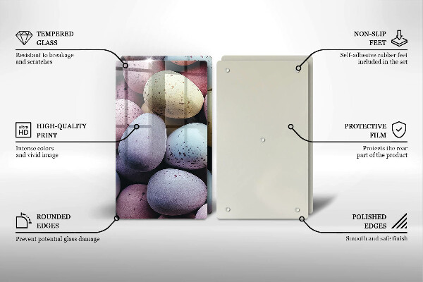 Tampa da placa de indução Ovos de Páscoa