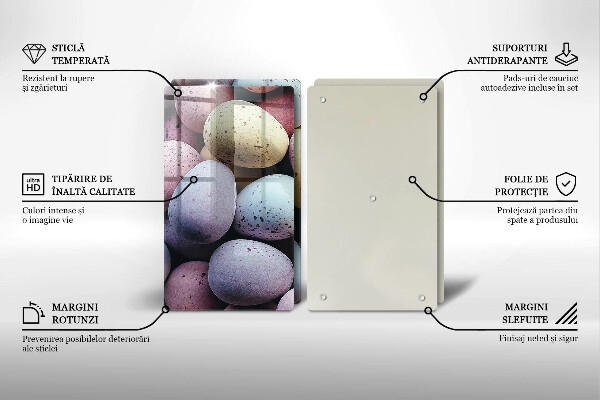 Tampa da placa de indução Ovos de Páscoa