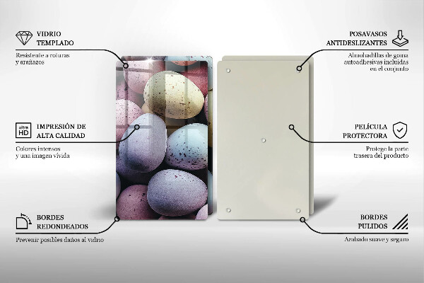 Tampa da placa de indução Ovos de Páscoa