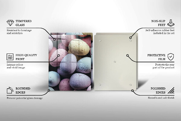 Tampa da placa de indução Ovos de Páscoa