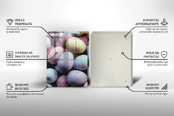 Tampa da placa de indução Ovos de Páscoa