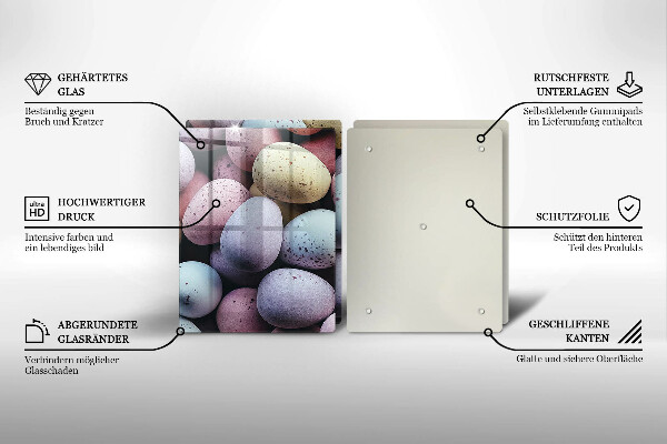 Tampa da placa de indução Ovos de Páscoa