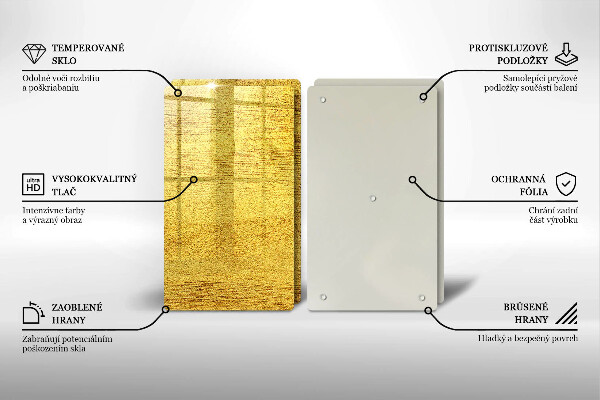 Cobertura de indução Abstração amarela