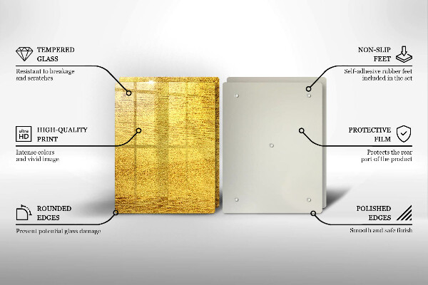 Cobertura de indução Abstração amarela