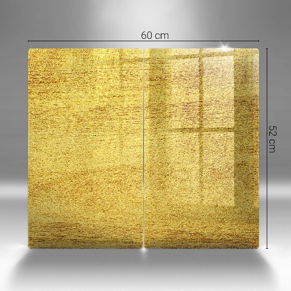 Cobertura de indução Abstração amarela