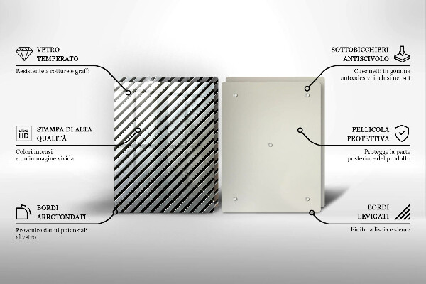 Cobertura de indução Linhas metálicas
