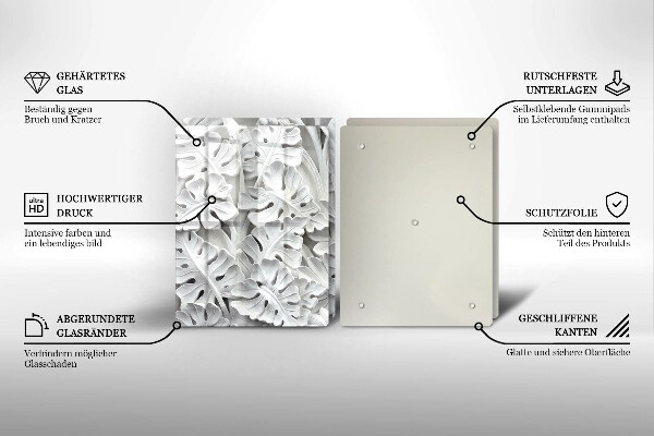Cobertura de indução Flores brancas