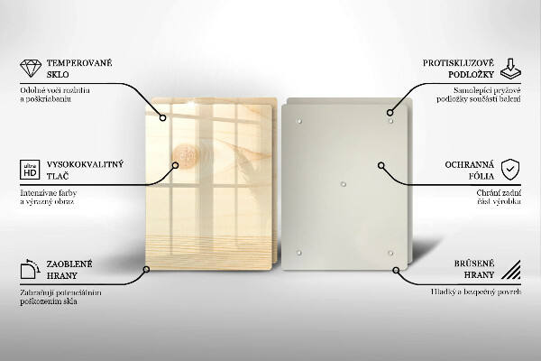 Cobertura de indução Tábua de madeira