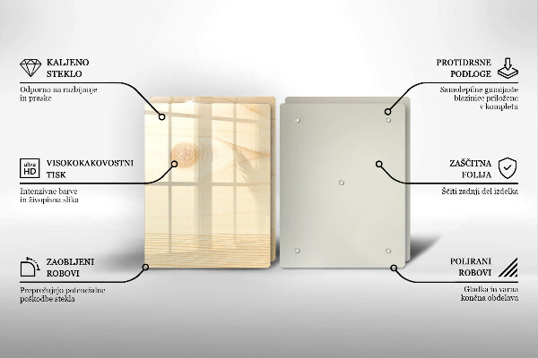 Cobertura de indução Tábua de madeira