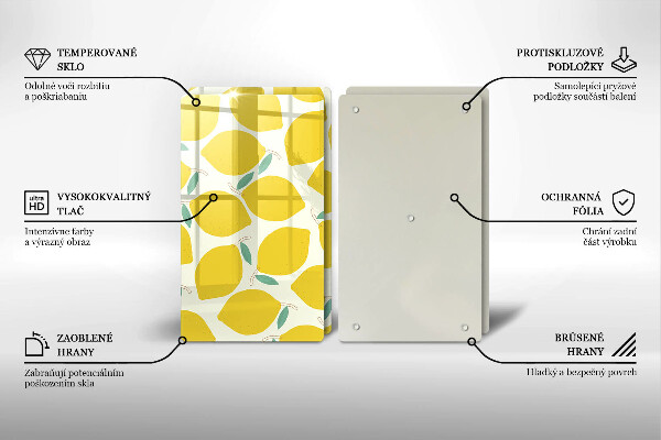 Cobertura de indução Limões desenhados