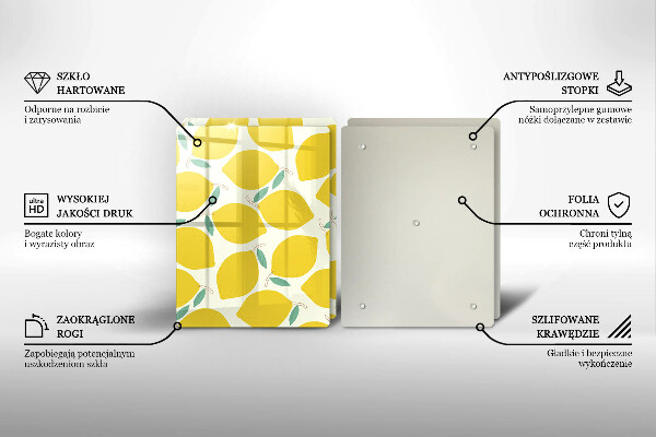 Cobertura de indução Limões desenhados