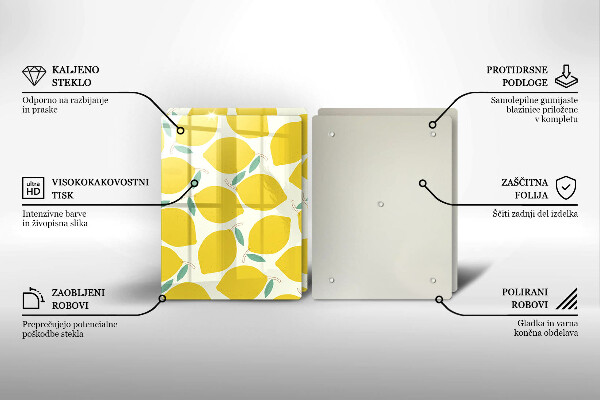 Cobertura de indução Limões desenhados